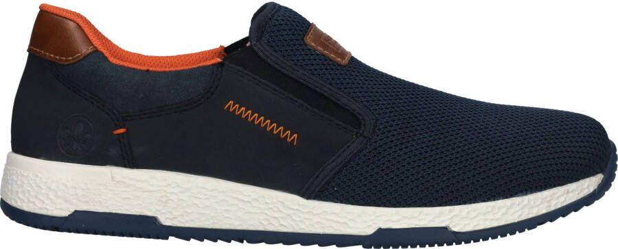 Rieker Slip-on sneakers Casual slipper vrijetijdsschoen instapschoen met contrastnaad - Foto 11