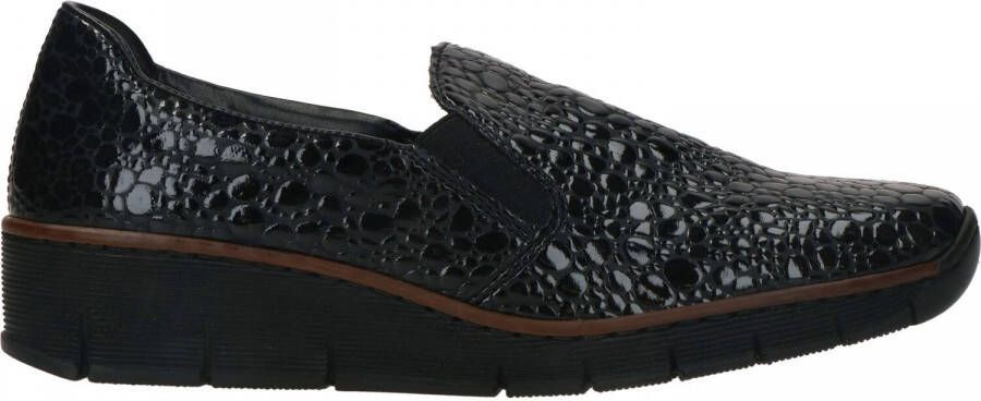 Rieker Elegante Grijze Gesloten Loafers Damesschoenen Black Dames - Foto 6