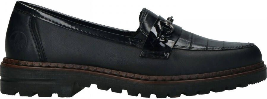 Rieker Comfortabele zwarte instappers Black Dames - Foto 5