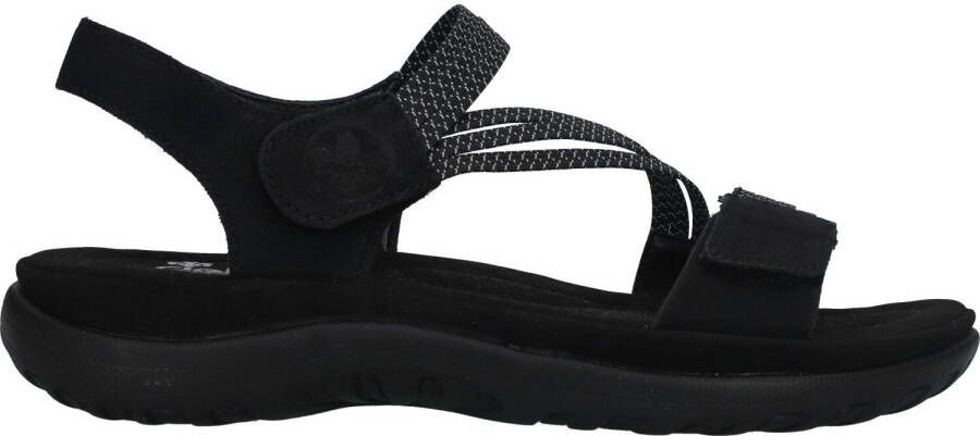 Rieker Sandalen zomerschoen sandaal sleehak met elastieken - Foto 6