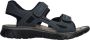 Rieker Zwarte synthetische sliders met comfortabel voetbed en klittenbandsluiting Black - Thumbnail 6