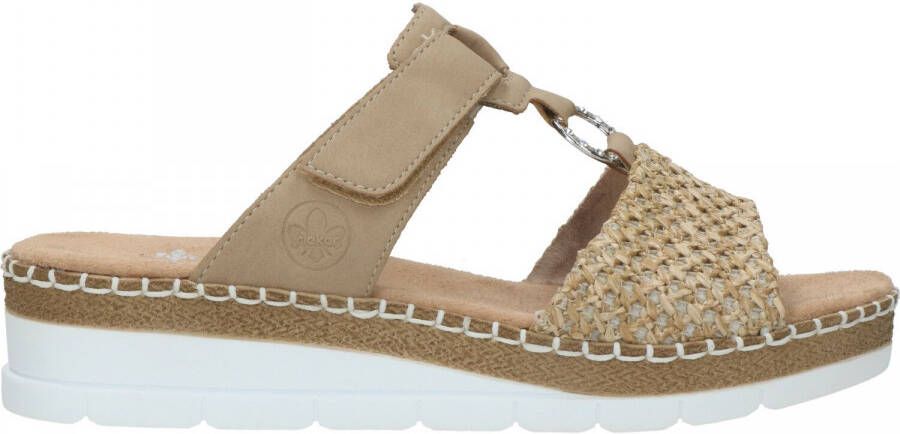 Rieker Dames schoenen V1243 60 Beige - Foto 7