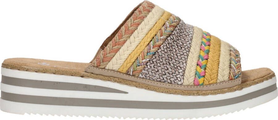 Rieker Kleurrijke comfortabele sliders voor dames Multicolor Dames - Foto 7