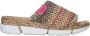 Rieker Slippers sleehak zomerschoen slippers in zomerlook - Thumbnail 4