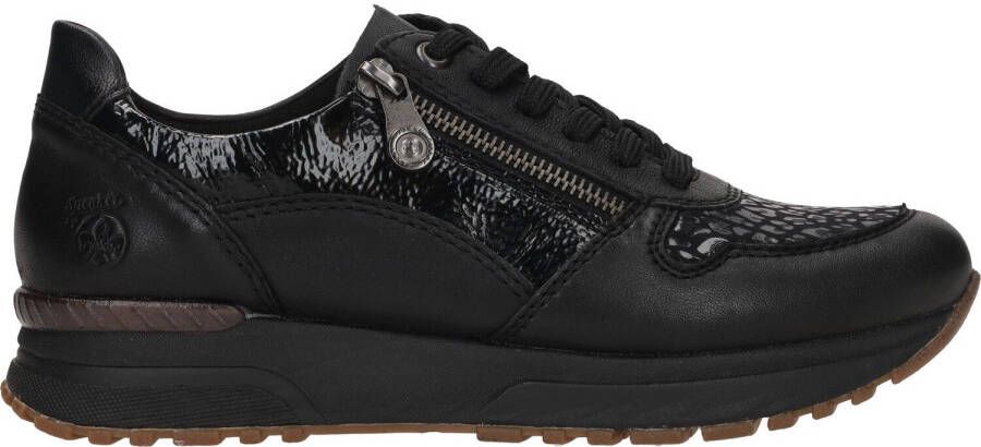 Rieker Basic Zwarte Sneaker Zwart Heren - Foto 5