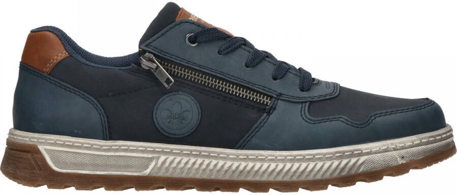 Rieker Sneakers Vrijetijdsschoen halfschoen veterschoen met contrastafwerking - Foto 15