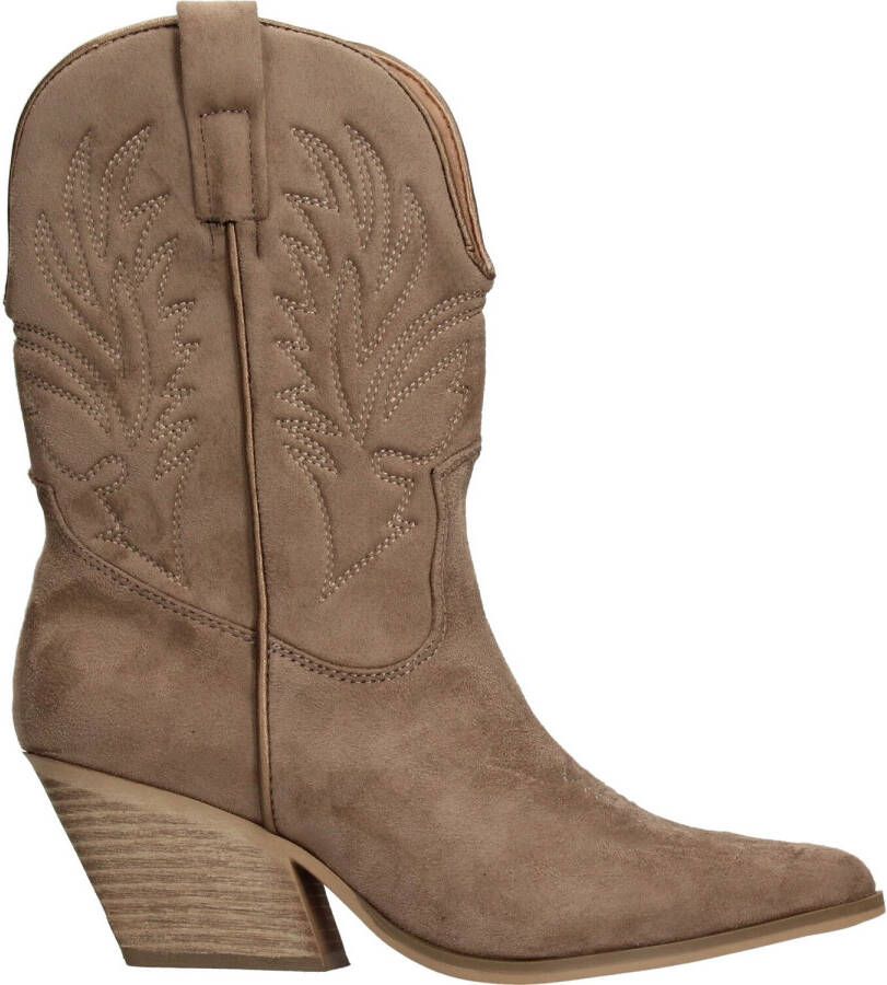 Shoecolate Western Laars Dames Taupe