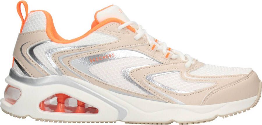 Skechers Tres Air Terti Airysneaker Sneaker Dames Wit Beige Oranje - Foto 8