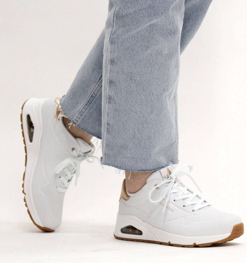 Skechers Sneakers UNO GOLDEN AIR Vrijetijdsschoen lage schoen veterschoen met metallic inzet - Foto 11
