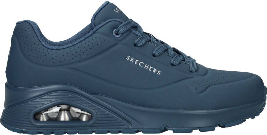 Skechers Sneakers met sleehak Uno Stand on Air Vrijetijdsschoen lage schoen veterschoen met fijne perforatie - Foto 3