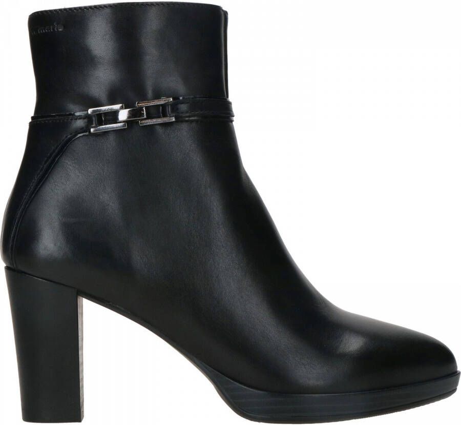 Tamaris Enkellaarsjes Zwart Imitatieleer 192128 Dames