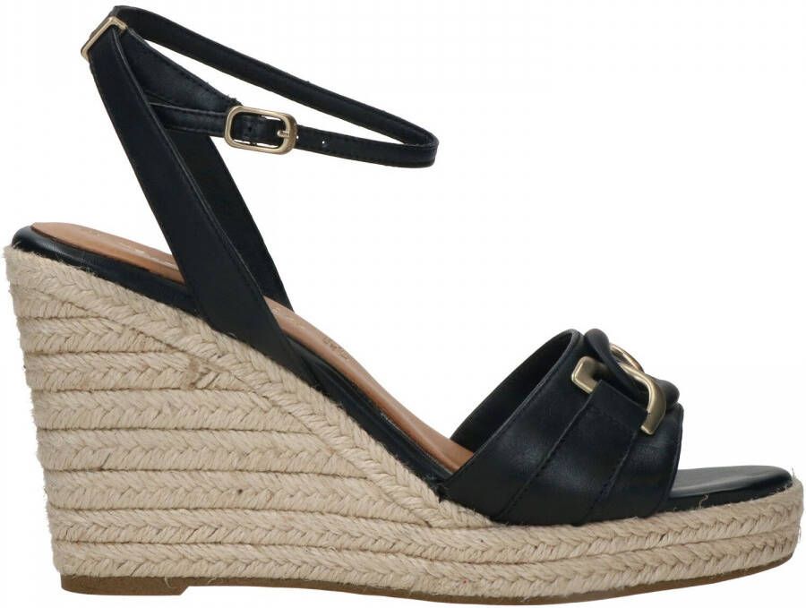 Tamaris Stijlvolle Zwarte Sandalen met Open Teen - Foto 3