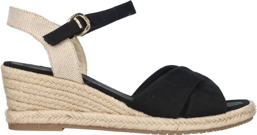 Tamaris Zwarte suède sandalette met 6 cm hak Multicolor Dames - Foto 2