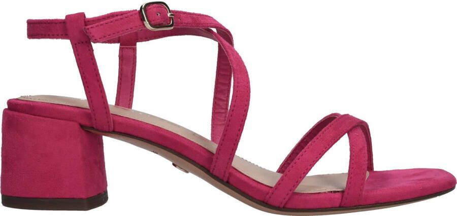 Tamaris Roze Suede Sandalette met Enkelbandje Pink Dames - Foto 7