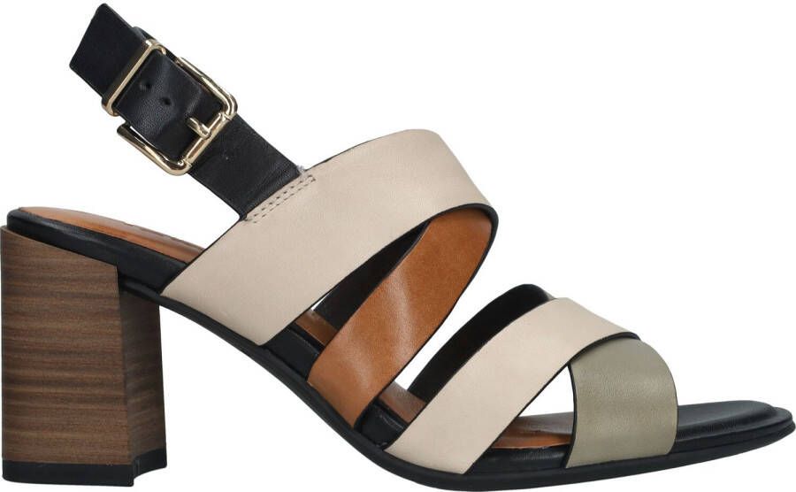 Tamaris Sandalette Dames Zwart Groen Beige Cognac - Foto 3