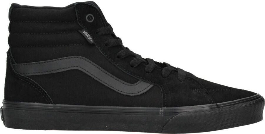 Vans Sk8-Hi Heren Schoenen Black Leer Textil 5 Foot Locker - Foto 20