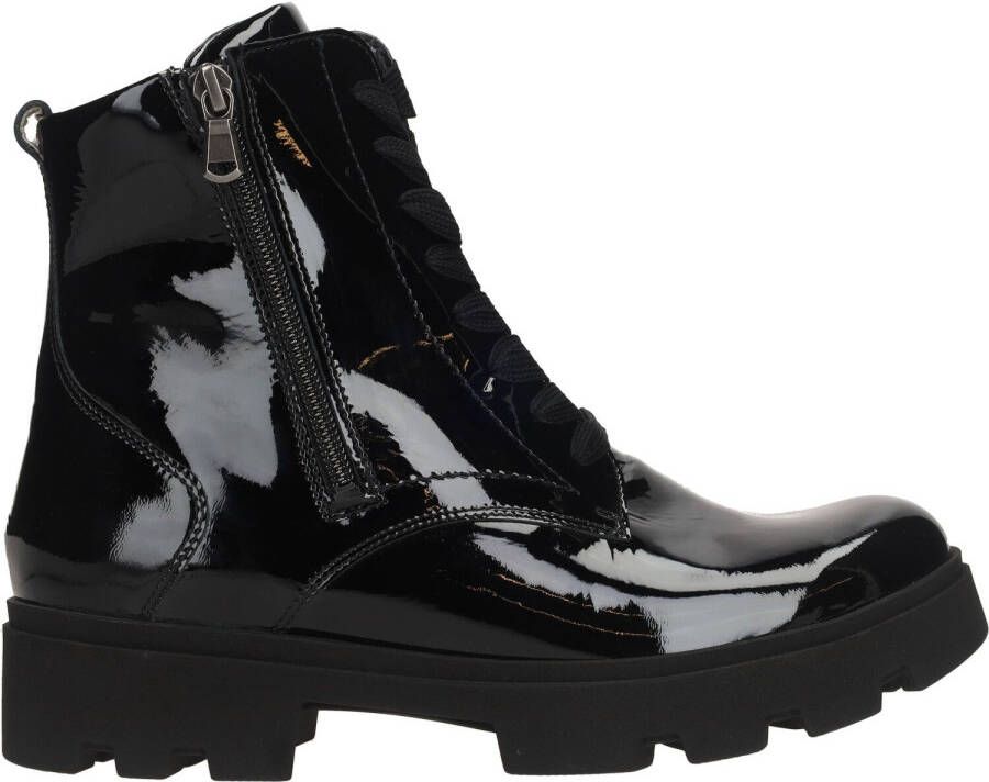 Waldläufer Comfortabele Zwarte Veterboot voor Brede Voeten Black Dames - Foto 4