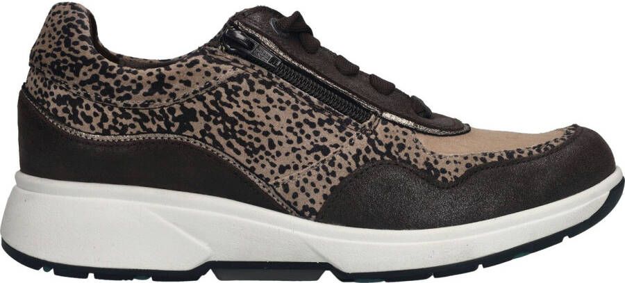 Xsensible LIMA 30204.2.351 Bruin combi Stretchwalker sneaker wijdte H - Foto 3