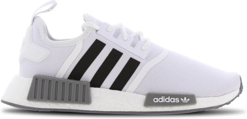 Adidas Originals Nmd_R1 Primeblue Witte Sneakers met Zwarte Inzetstukken White - Foto 4