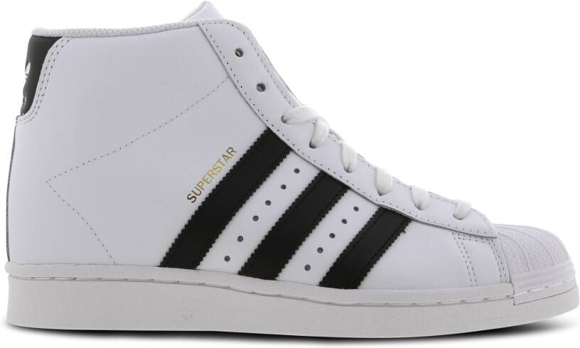 Onrustig Raak verstrikt Gedeeltelijk Adidas Originals Superstar Up Dames Cloud White Core Black Gold Metallic  Dames - Schoenen.nl