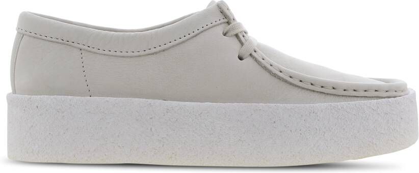 Clarks Witte Wallabee Cup Moccasin Lifestyle Schoen White Dames - Foto 8