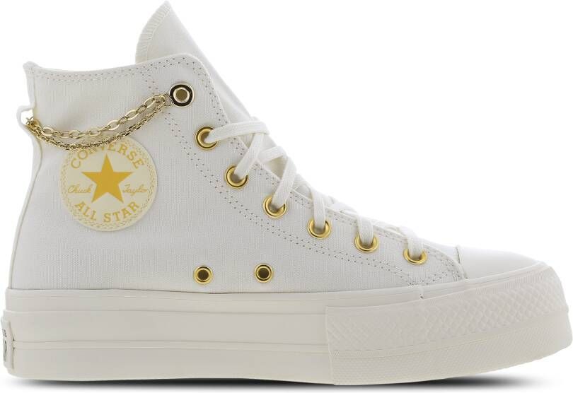 Converse Chuck Taylor All Star Lift Egret Thriftshop Yellow - Foto 3