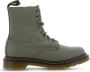 Dr. Martens Comfortabele Leren Laarzen Green Dames - Thumbnail 2