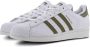 Adidas Originals Superstar sneakers wit olijfgroen - Thumbnail 8