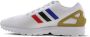 Adidas Originals ZX FLUX Heren Sneakers Sport Casual schoenen Wit FV7918 - Thumbnail 7