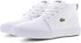 Lacoste Leren Sneakers met Stijlvol Design White Heren - Thumbnail 3