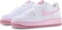Nike Air Force 1 (gs) Basketball Schoenen white pink foam ele tal pink maat: 38.5 beschikbare maaten:38.5 - Thumbnail 10