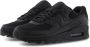 Nike Air Max 90 (W) Triple Black Dames Sneakers Schoenen Casual Zwart DH8010 - Thumbnail 2