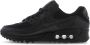 Nike Air Max 90 (W) Triple Black Dames Sneakers Schoenen Casual Zwart DH8010 - Thumbnail 4
