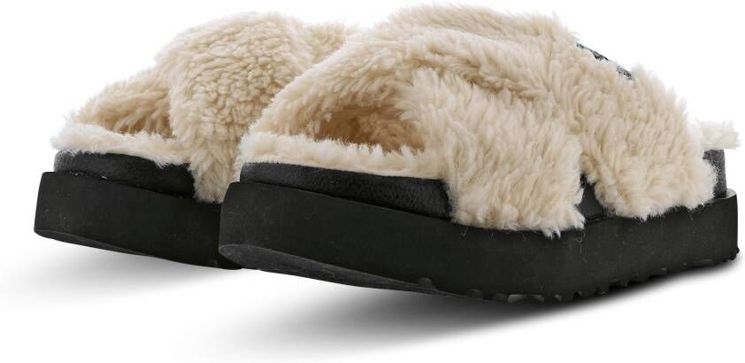 Ugg Fuzz Sugar Cross Slide Dames