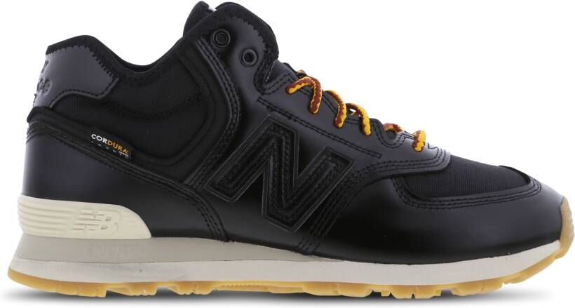 New Balance Unisex Leren Sneakers Black Heren