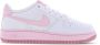 Nike Air Force 1 (gs) Basketball Schoenen white pink foam ele tal pink maat: 38.5 beschikbare maaten:38.5 - Thumbnail 3
