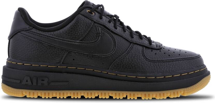 Nike Air Force 1 Luxe Basketball Schoenen black black bucktan gum yellow maat: 43 beschikbare maaten:41 42.5 43 45