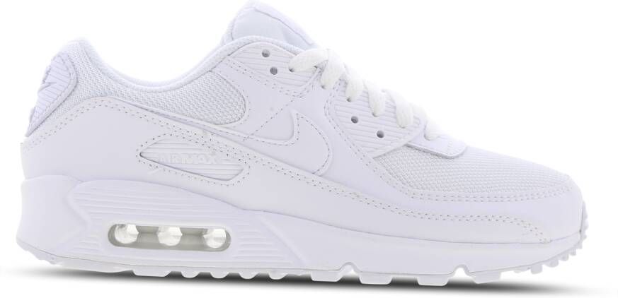 Nike W Air Max 90 White White White Wolf Grey Schoenmaat 36 Sneakers CQ2560 100 - Foto 4