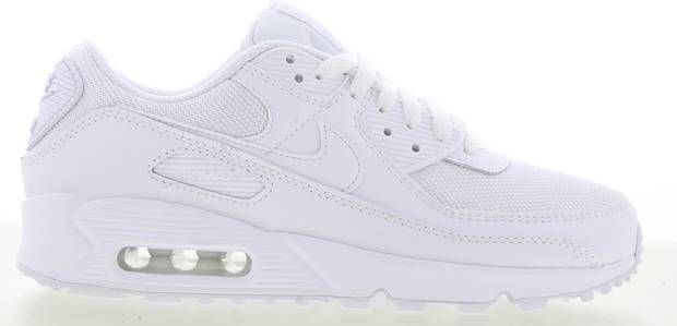 Nike W Air Max 90 White White White Wolf Grey Schoenmaat 36 Sneakers CQ2560 100 - Foto 3