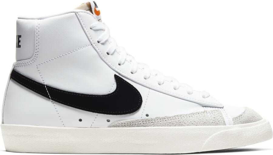 Nike Blazer Mid '77 (gs) Basketball Schoenen white black total orange maat: 40 beschikbare maaten:36.5 37.5 38.5 40 - Foto 6