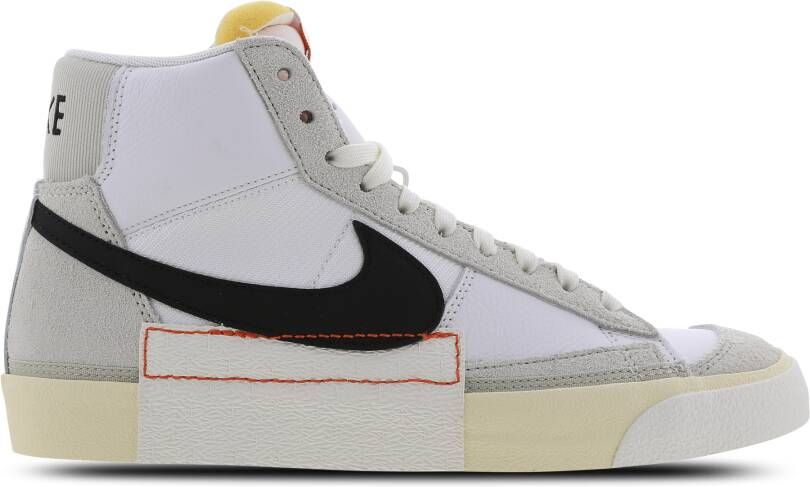 Nike Blazer '77 Remastered Basketball Schoenen white black light bone white maat: 45.5 beschikbare maaten:40 45.5 - Foto 4
