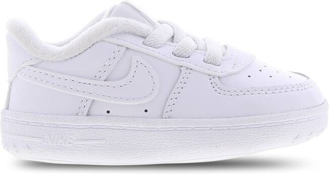 Nike Force 1 Crib Bootie voor baby's Wit