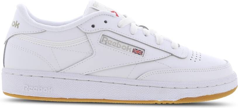 Reebok Club C 85 white light grey gum Wit Leer Lage sneakers Dames - Foto 6