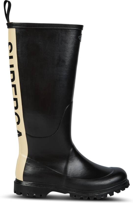 Superga 799 Rubber Boots Lettering Zwart Dames - Foto 2
