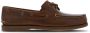 Timberland Handgemaakte Leren Bootschoenen Brown Heren - Thumbnail 2
