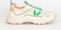 Sissy-Boy Witte sneakers met groene details - Thumbnail 2