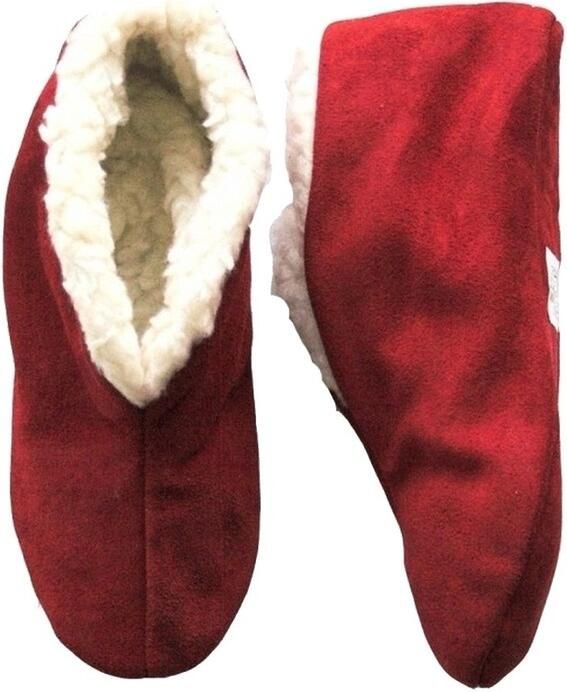 Bernardino Spaanse sloffen pantoffels voor rood suede