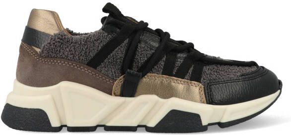 Dwrs Dames Sneakers Los Angeles Terry Black Elefan Zwart - Foto 3
