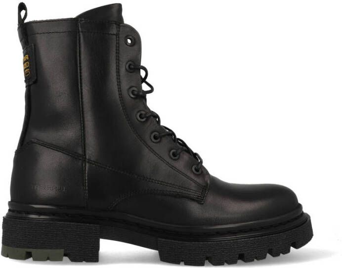 G-Star G Star Raw Kafey Hgh Lace Lea Veterboots Laarzen Met Veters Dames Zwart - Foto 8