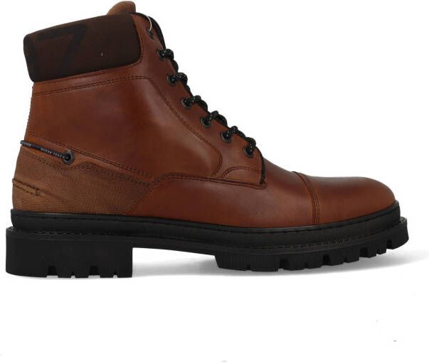 Gaastra Bering Hgh Oil M Veterboots Laarzen Met Veters Heren Cognac - Foto 5